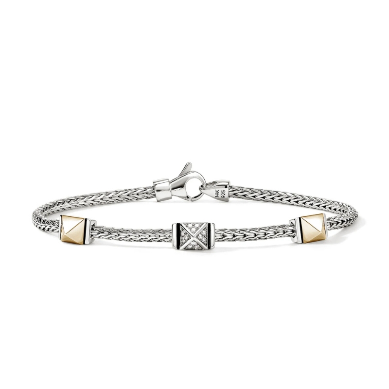 JOHN HARDY Icon Diamond Pyramid Bracelet