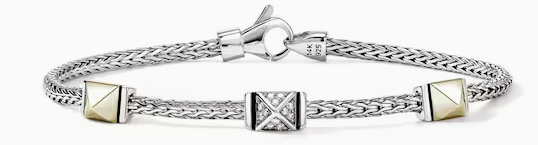 JOHN HARDY Icon Diamond Pyramid Bracelet