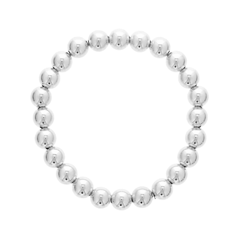 DEE BERKLEY 8mm Beaded Stretch Bracelet