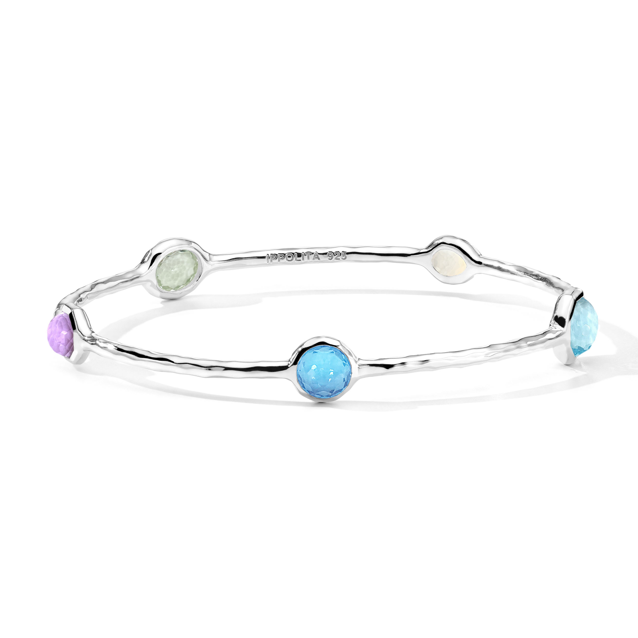 Limpido 925 Rock Candy® 5-Stone Bangle in Limpido