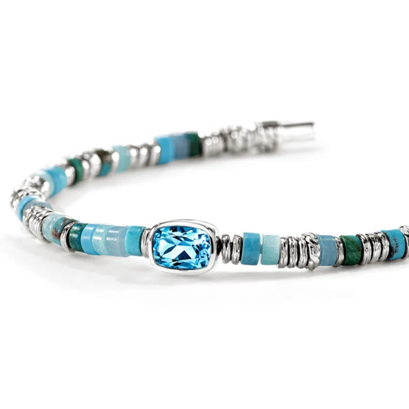 John Hardy Heishi Gem Bracelet