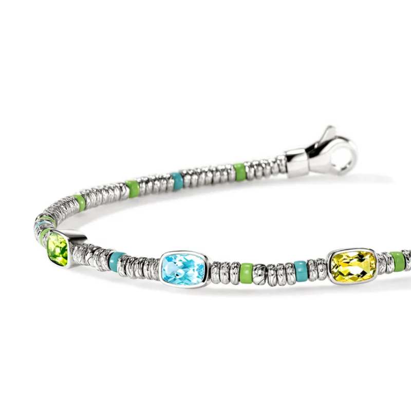 John Hardy Heishi Gem Bracelet