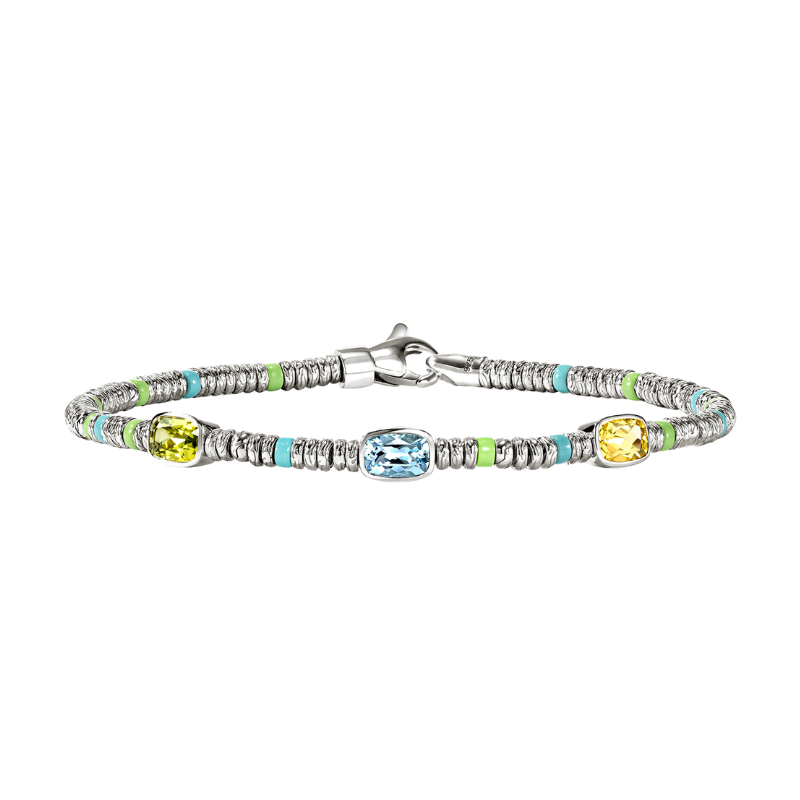 John Hardy Heishi Gem Bracelet