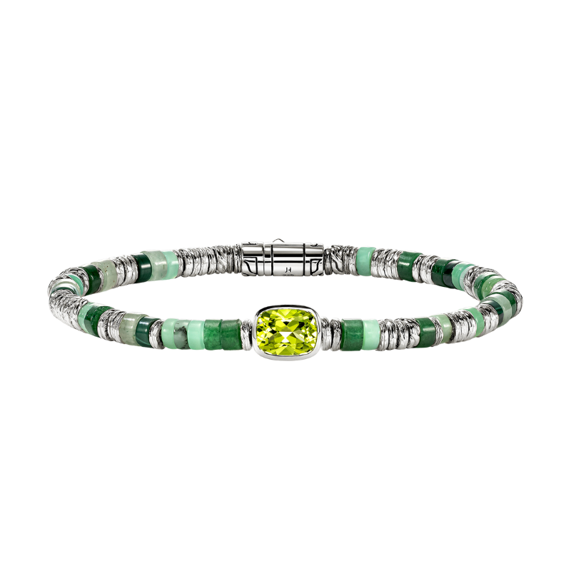 John Hardy Heishi Gem Bracelet