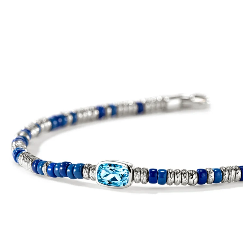 John Hardy Heishi Gem Bracelet