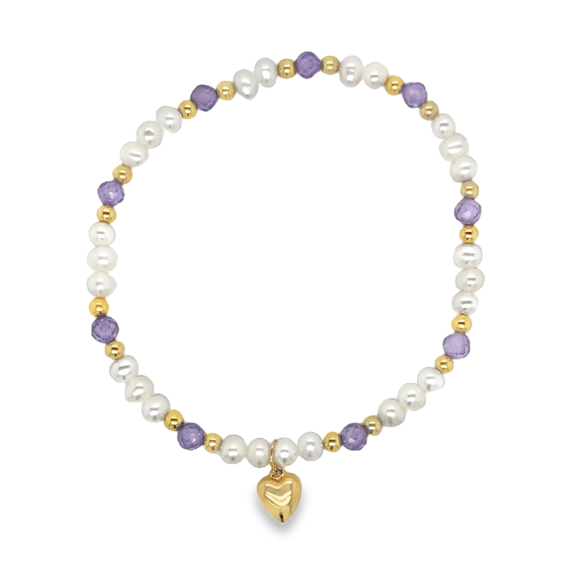 DEE BERKLEY Puffy Heart Bracelet
