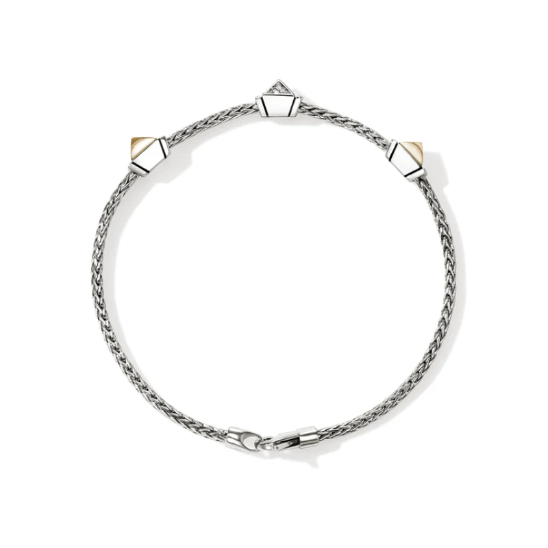 JOHN HARDY Icon Diamond Pyramid Bracelet