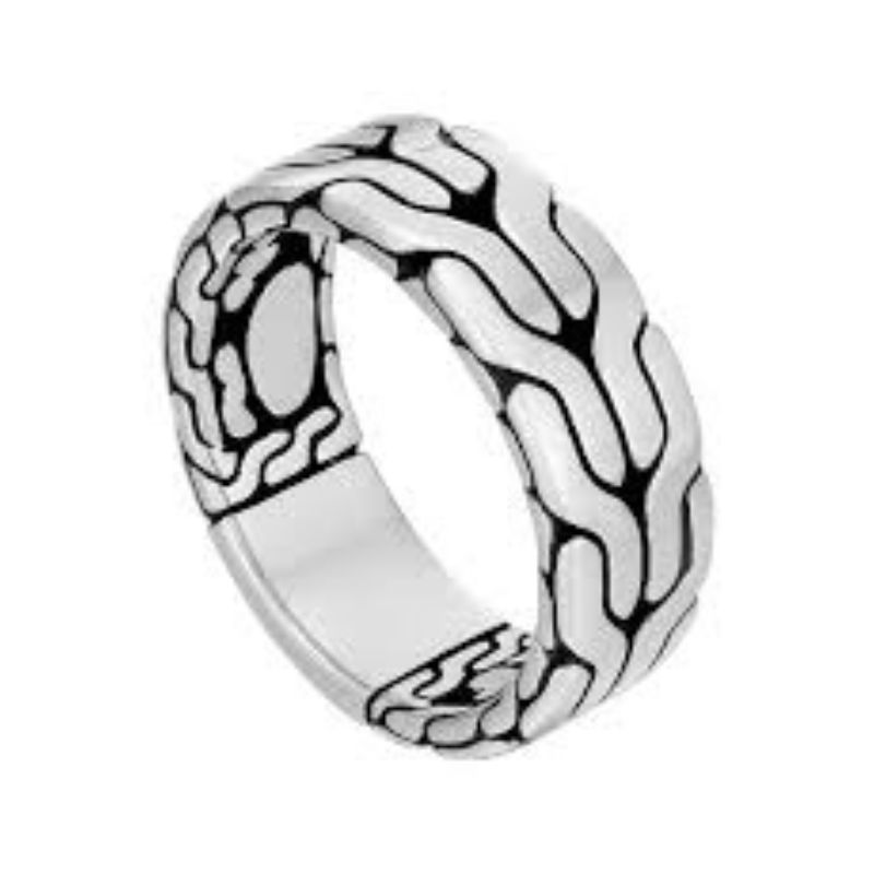 JOHN HARDY Carved Chain Band Ring