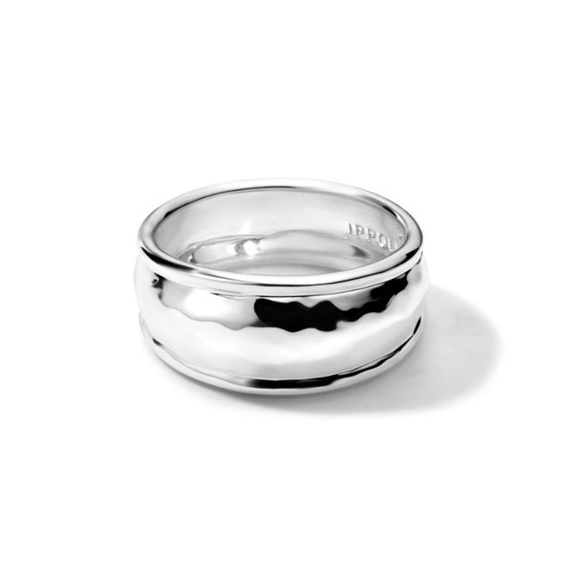 IPPOLITA Classico Goddess Thin Hammered Ring