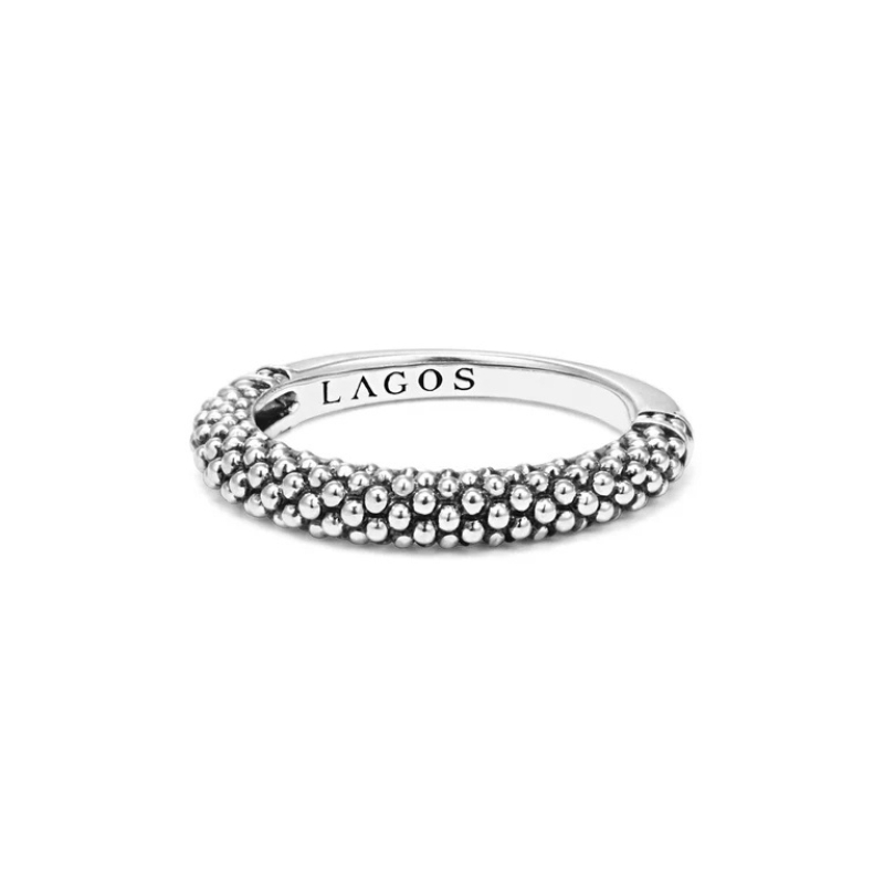 LAGOS Signature Caviar Stacking Ring