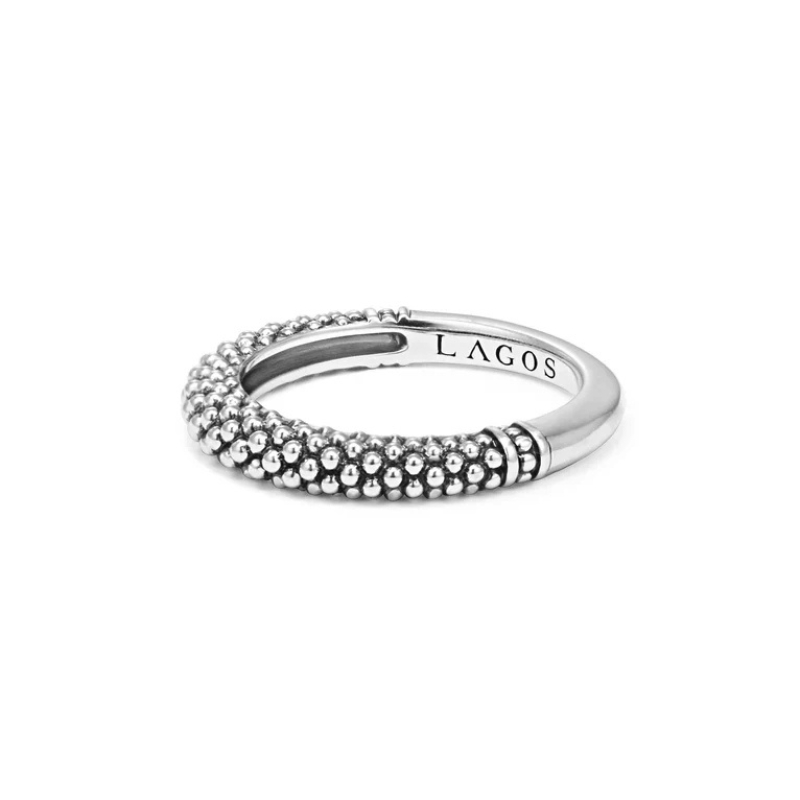 LAGOS Signature Caviar Stacking Ring