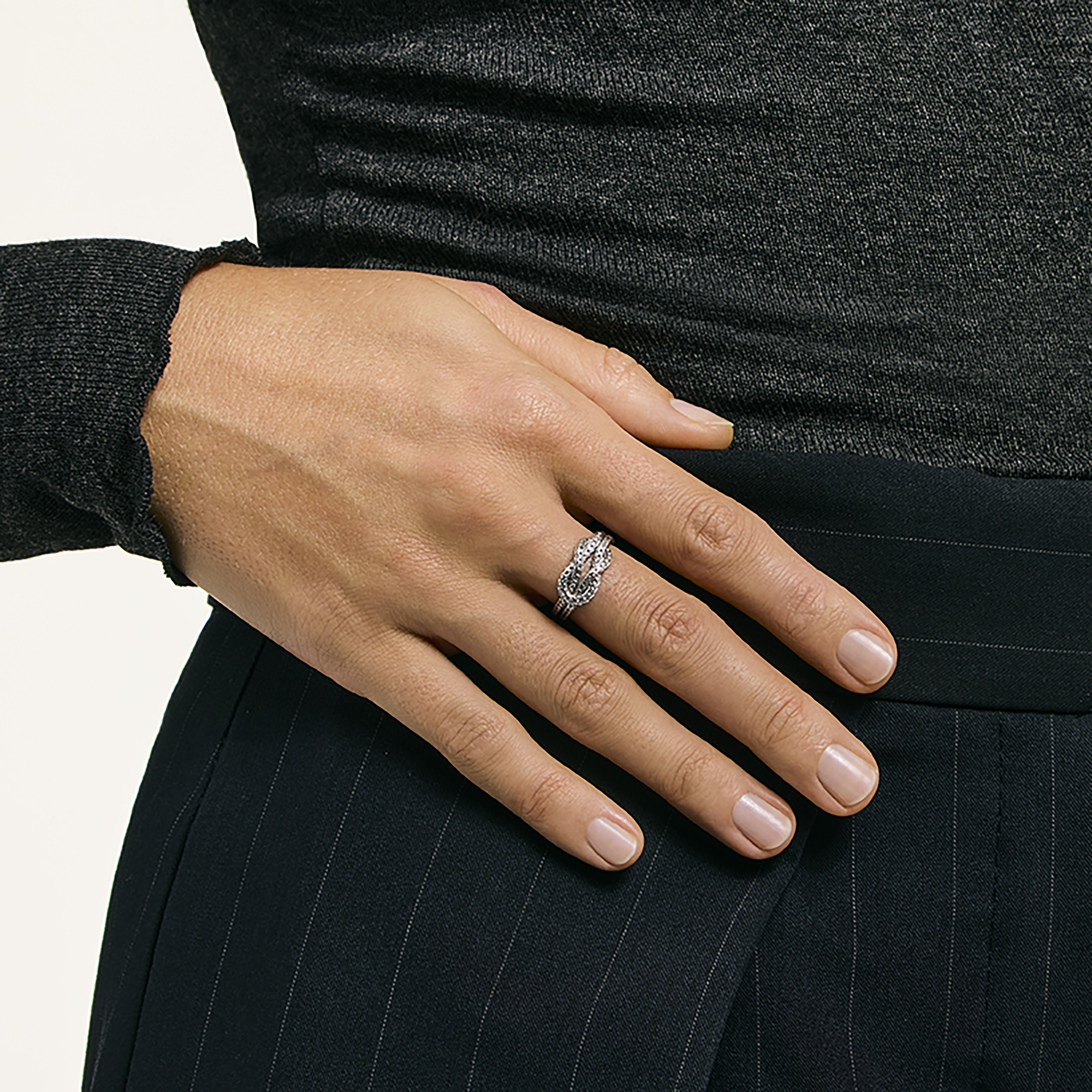 JOHN HARDY Love Knot Chain Ring