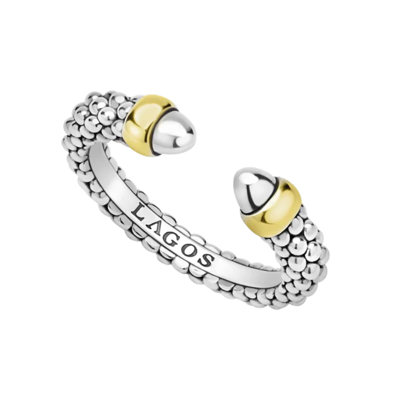 S/S 14K Sig Cav Ring Size 7