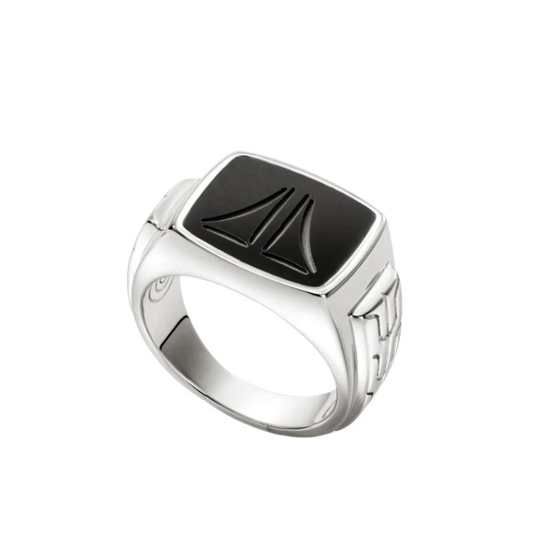 JOHN HARDY Onyx Signet Ring