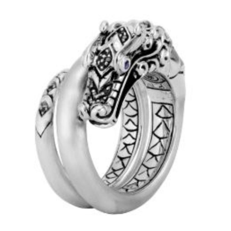JOHN HARDY Naga Black Sapphire Ring