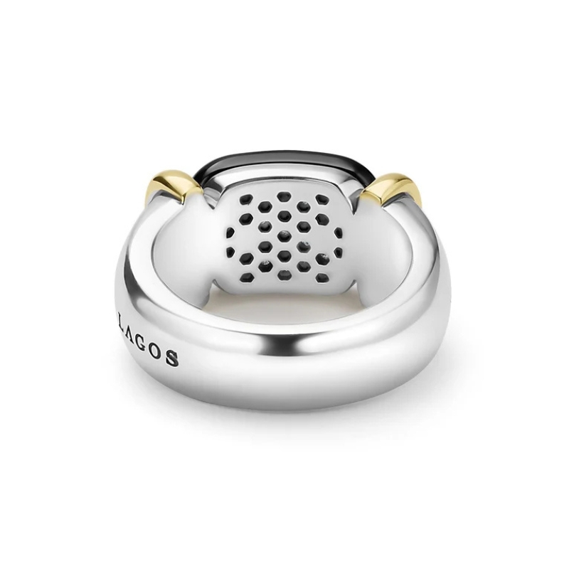 LAGOS Black Caviar Diamond Ring