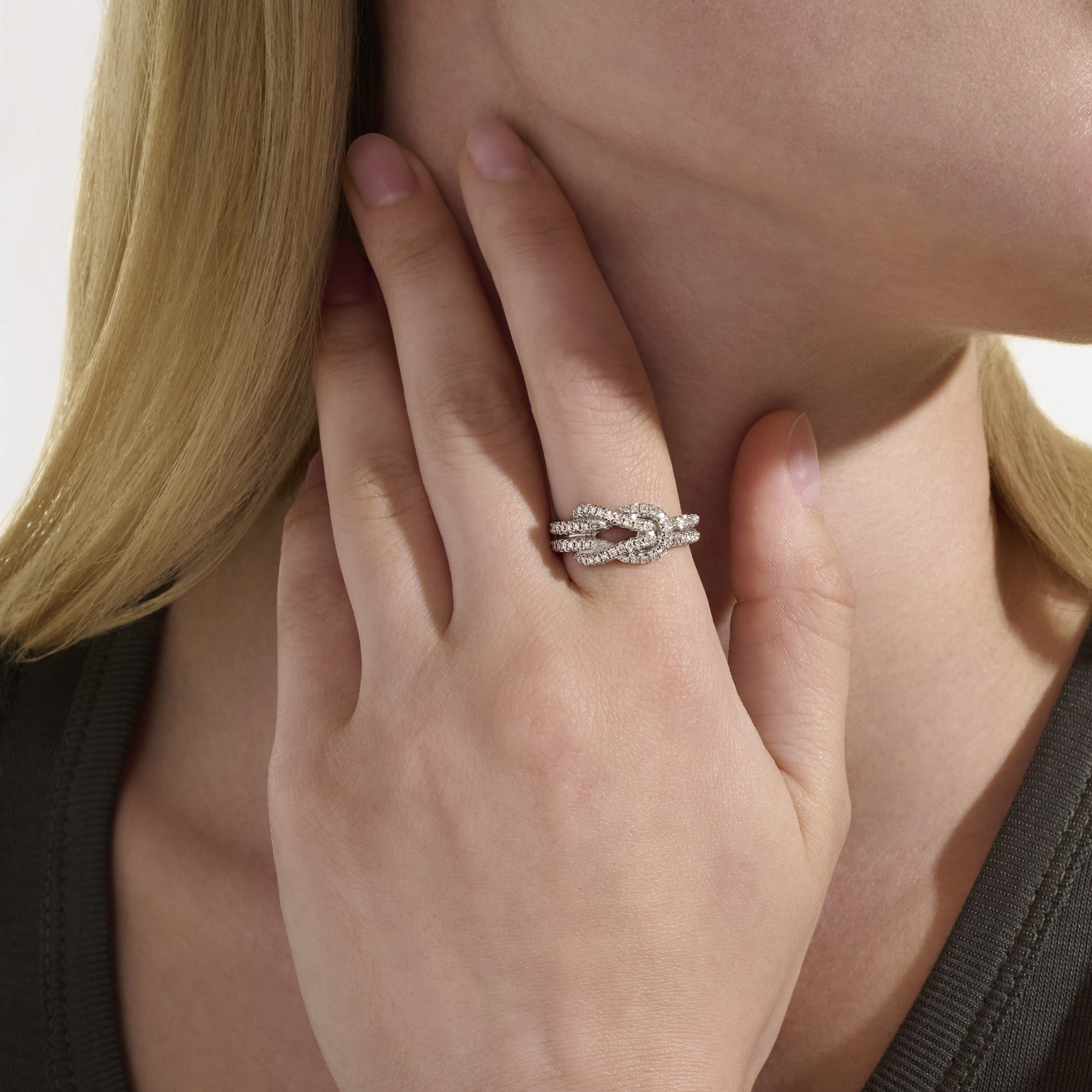 JOHN HARDY Diamond Love Knot Ring