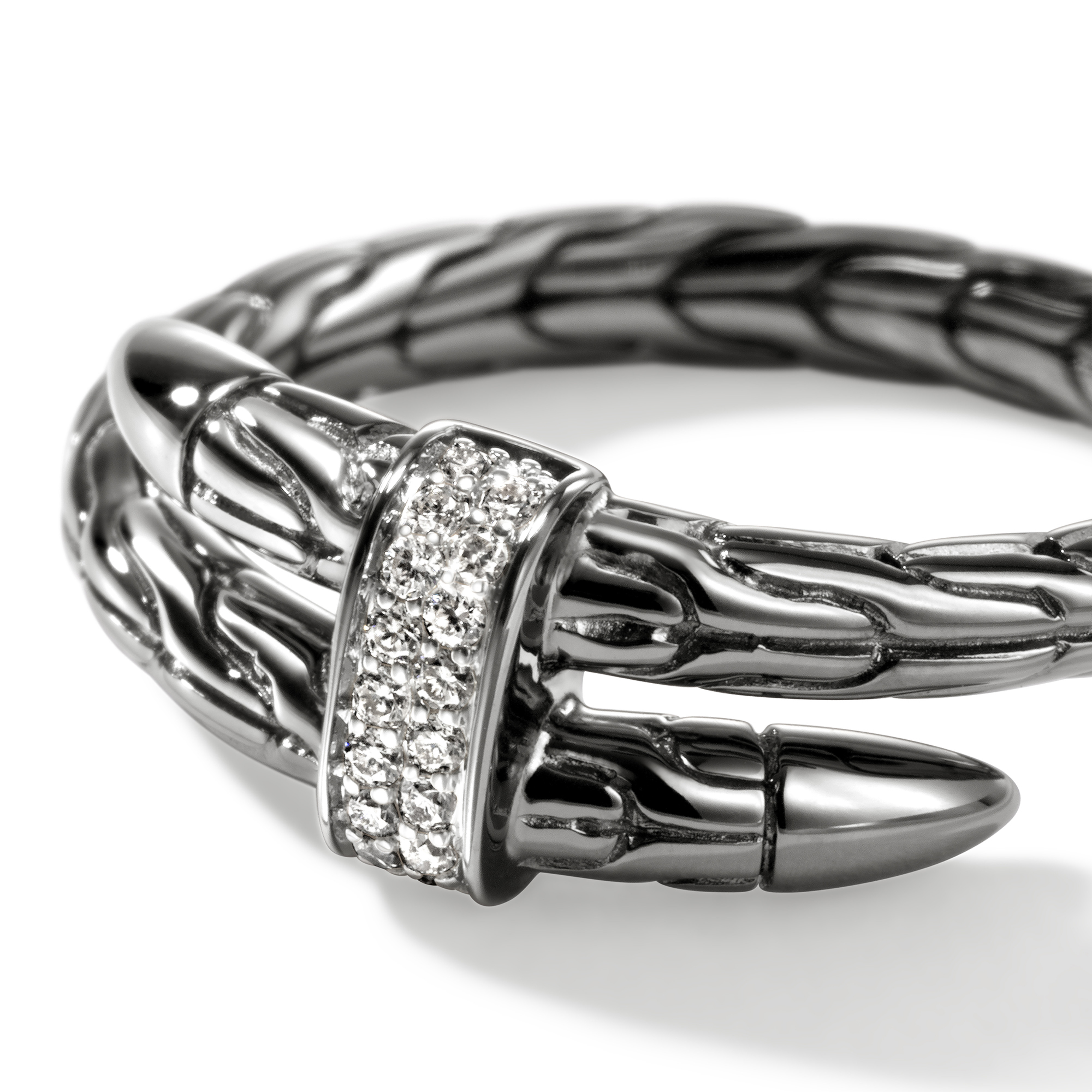 JOHN HARDY Spear Diamond Bypass Ring