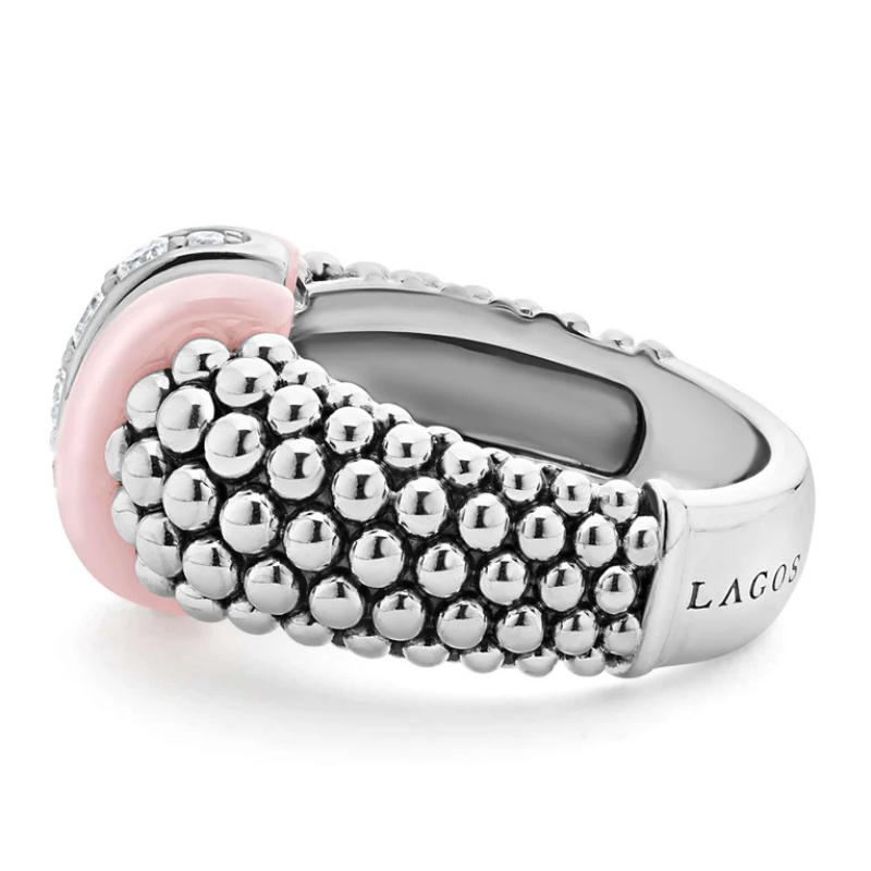 LAGOS Pink Caviar Diamond Ring