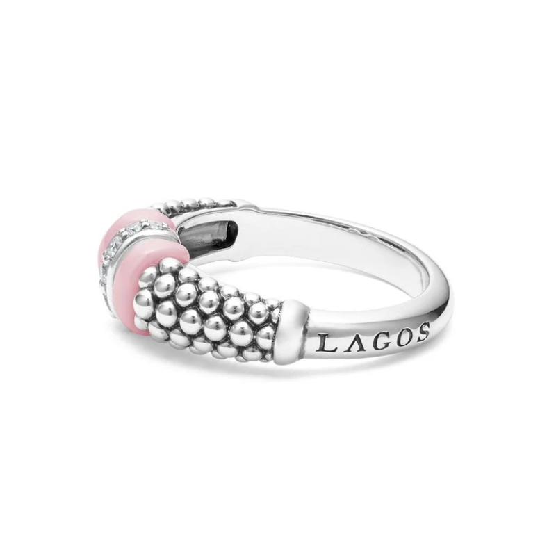 LAGOS Pink Caviar Diamond Ring