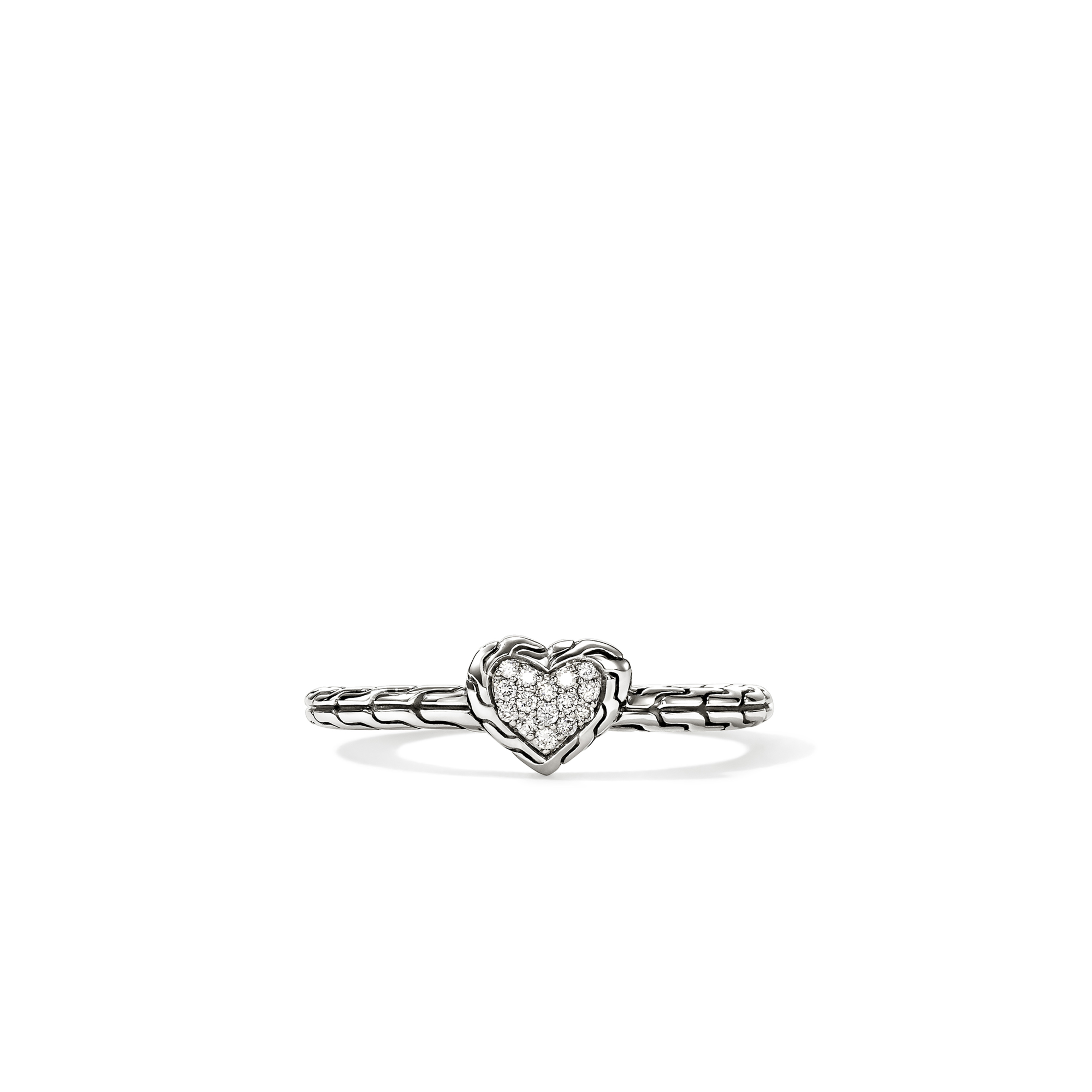 JOHN HARDY JH Essentials Diamond Pavé Heart Ring