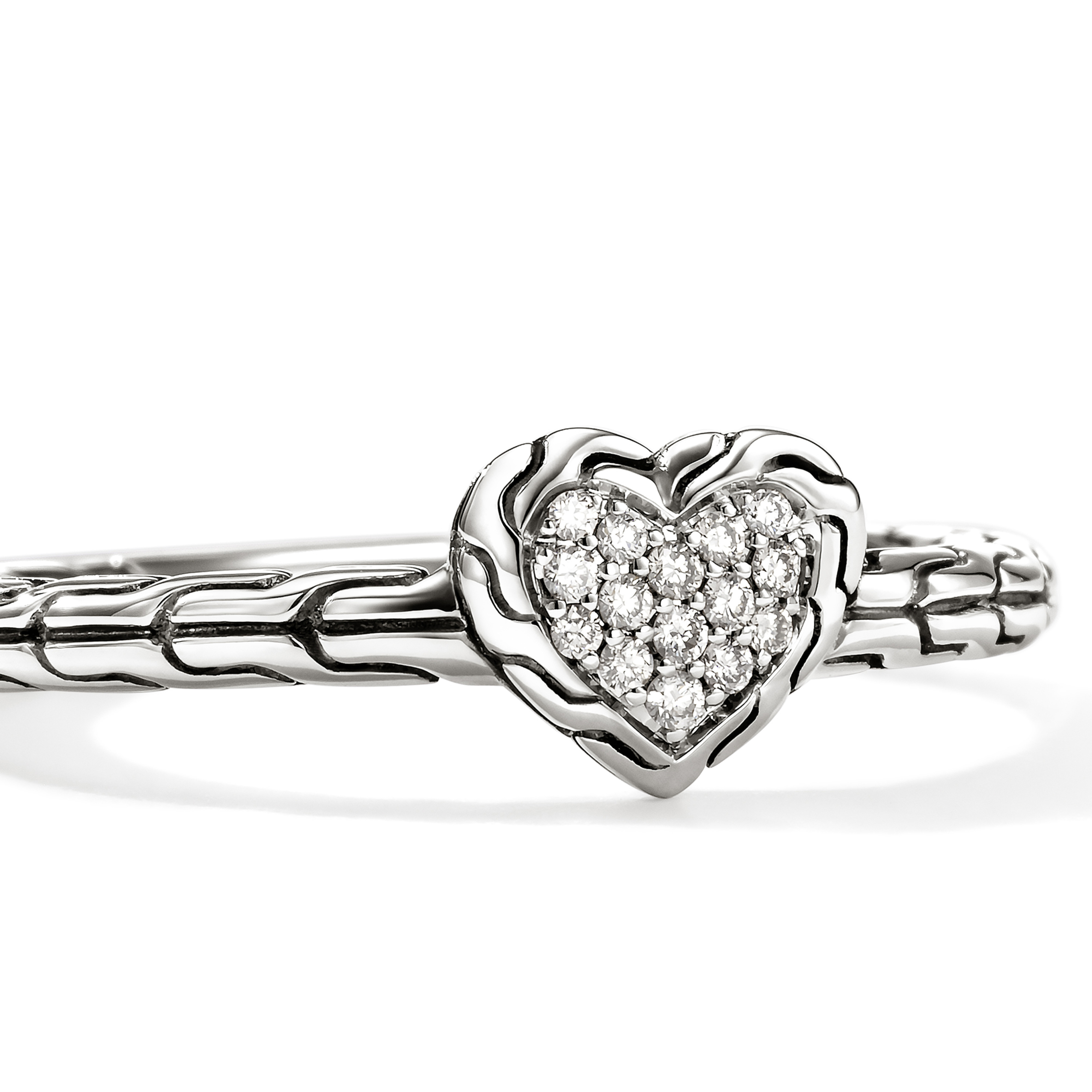 JOHN HARDY JH Essentials Diamond Pavé Heart Ring