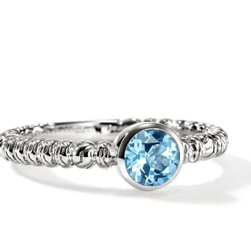 John Hardy Heishi Gem Ring