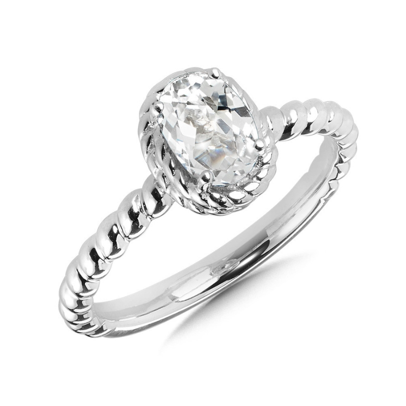 April Birthstone Ring