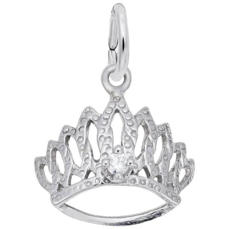 REMBRANDT Tiara with April Birthstone