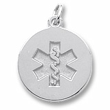 SS Medical Symbol Charm 17.61MM