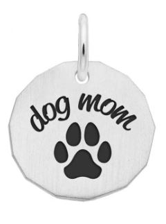 SS Dog Mom Charm 16mm
