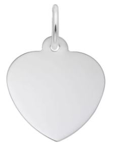 REMBRANDT Flat Heart Charm