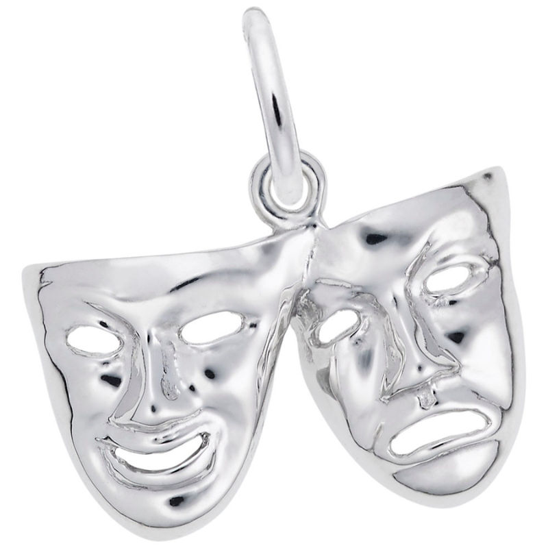 REMBRANDT Comedy & Tragedy Masks Charm