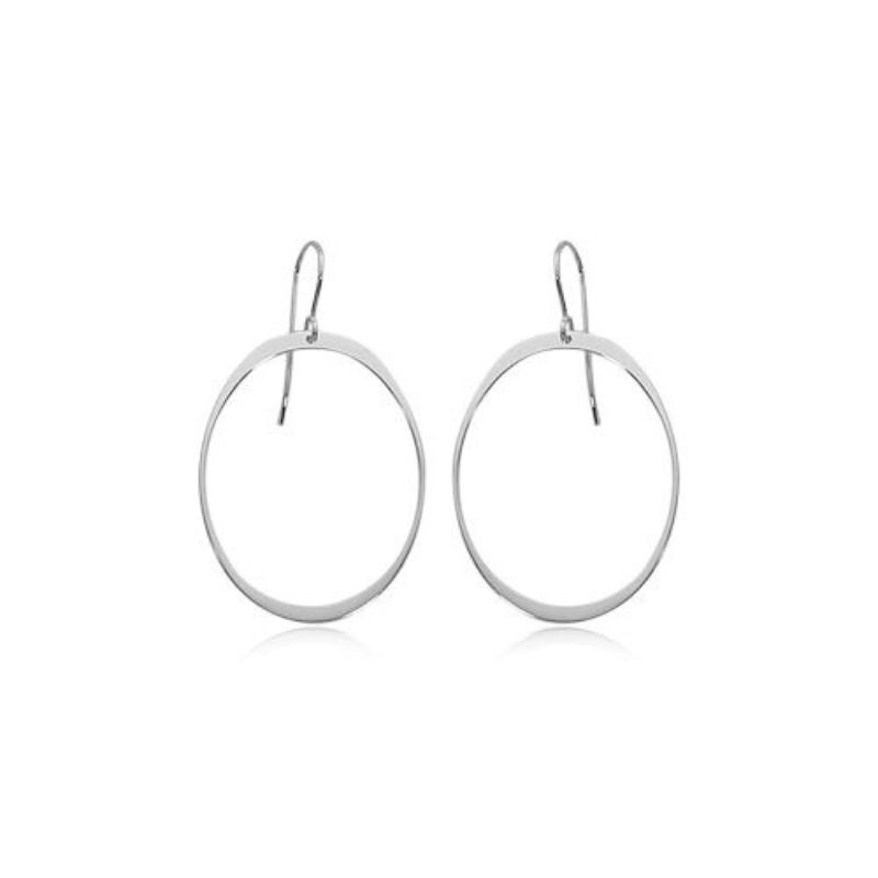 CARLA Oval Dangle Earrings