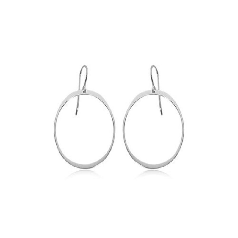 CARLA Oval Drop Earrings