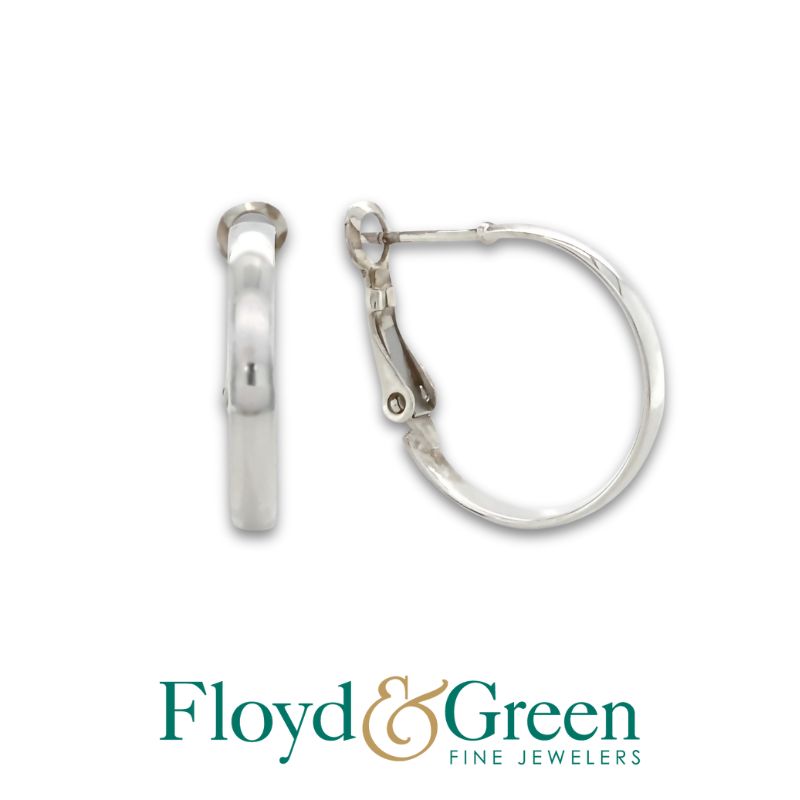 Silver Hoop Earrings