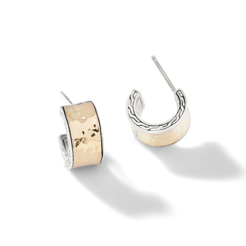 JOHN HARDY Palu J Hoop Earrings