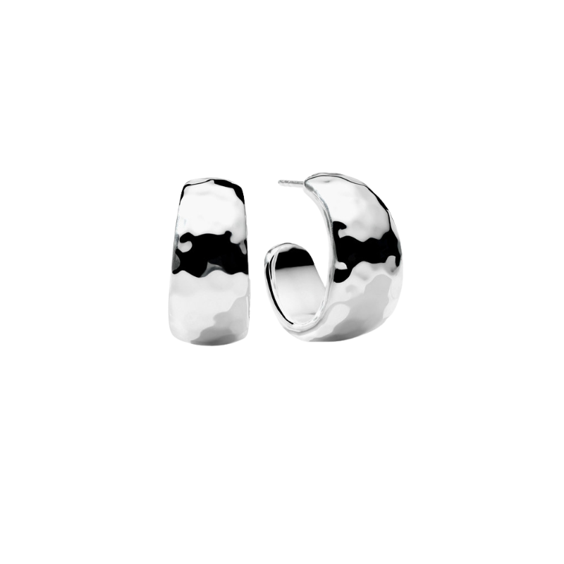 IPPOLITA Classico Hammered Hoop Earrings