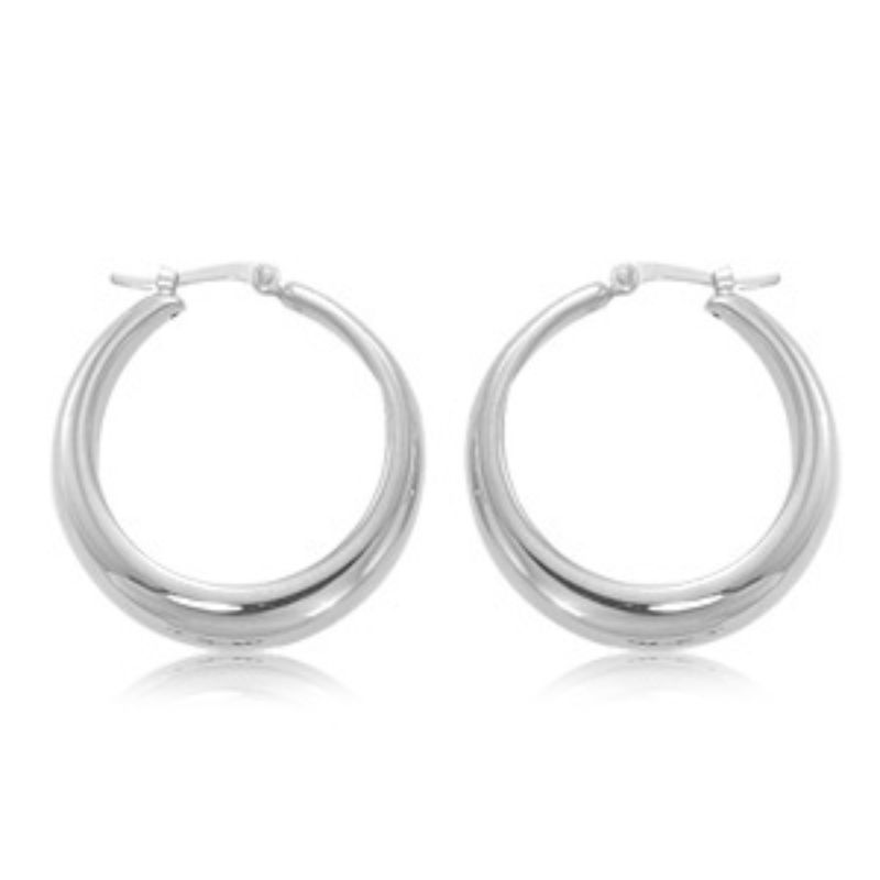 CARLA Round Hoop Earrings