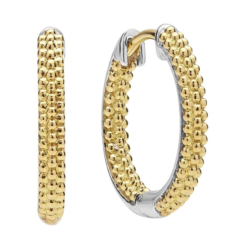 LAGOS Caviar Lux Hoop Earrings