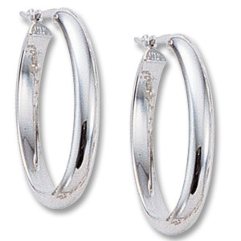 CARLA Oval Hoop Earrings