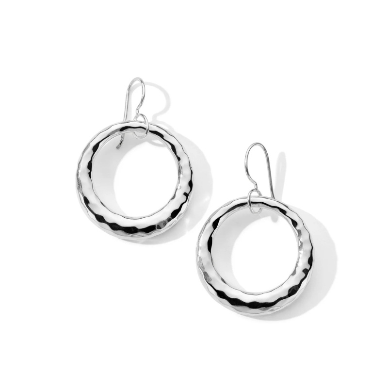 925 Classico Circular Doorknocker Drop Earrings
