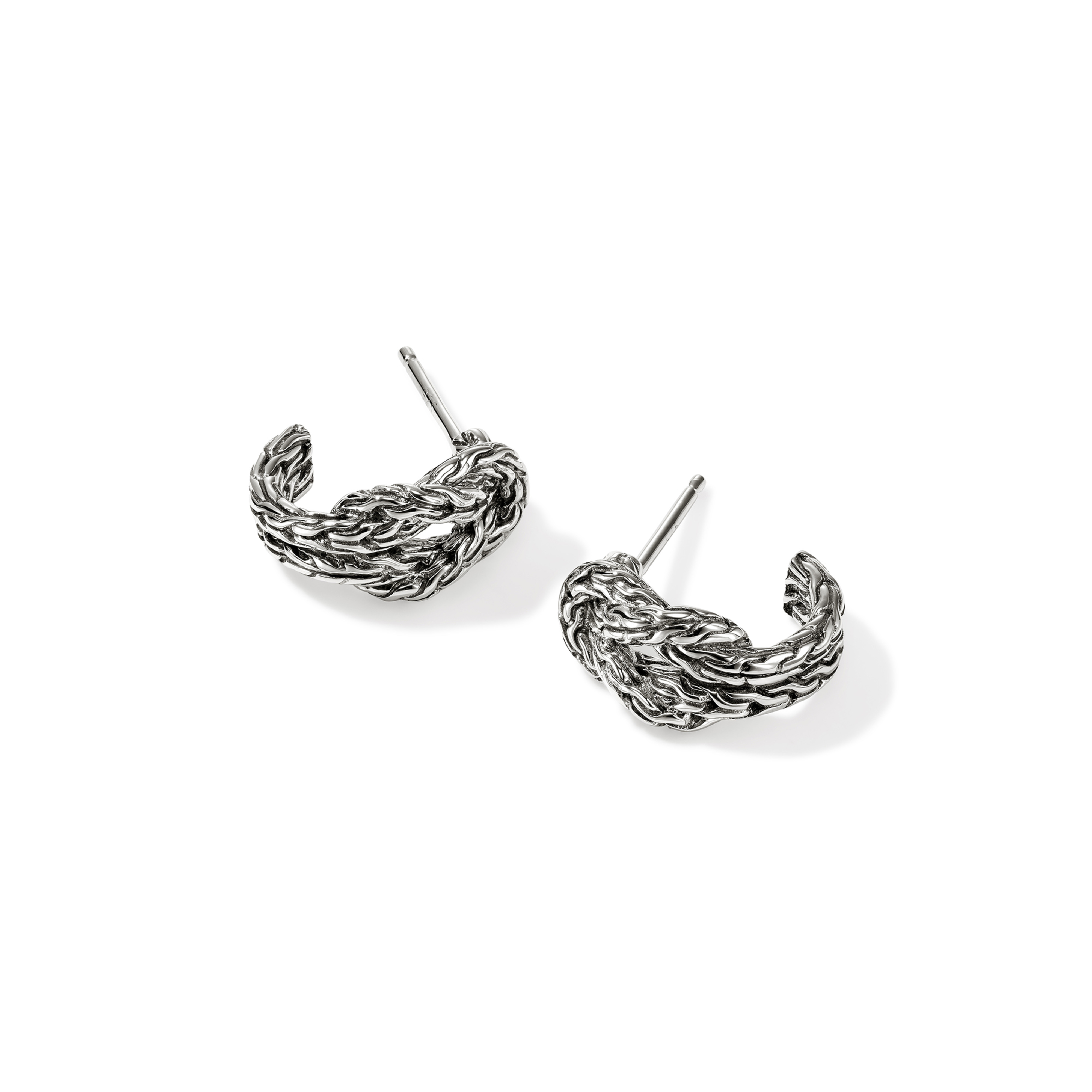 JOHN HARDY Love Knot J-Hoop Earrings