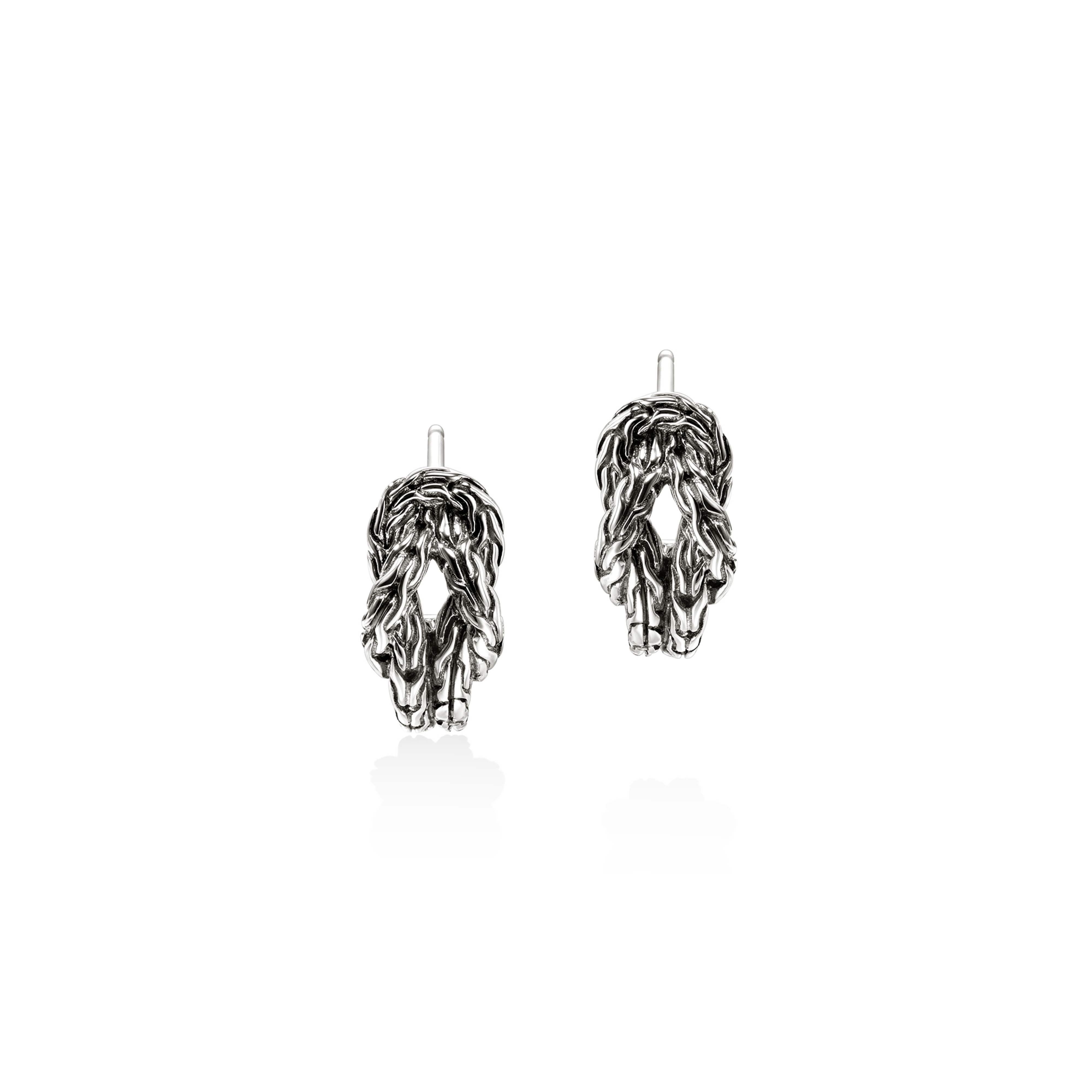 JOHN HARDY Love Knot J-Hoop Earrings