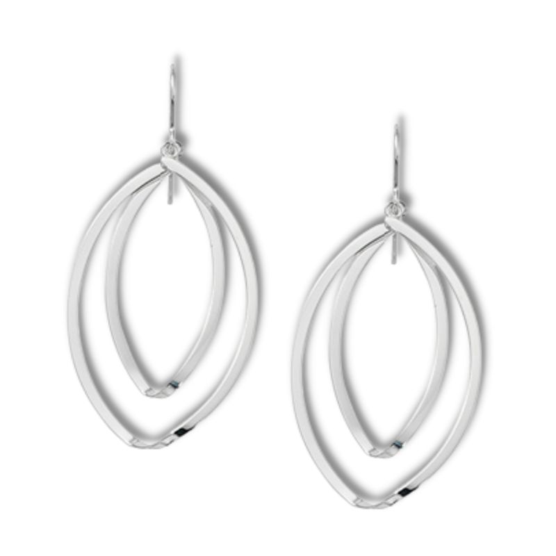 CARLA Double Twist Drop Earrings