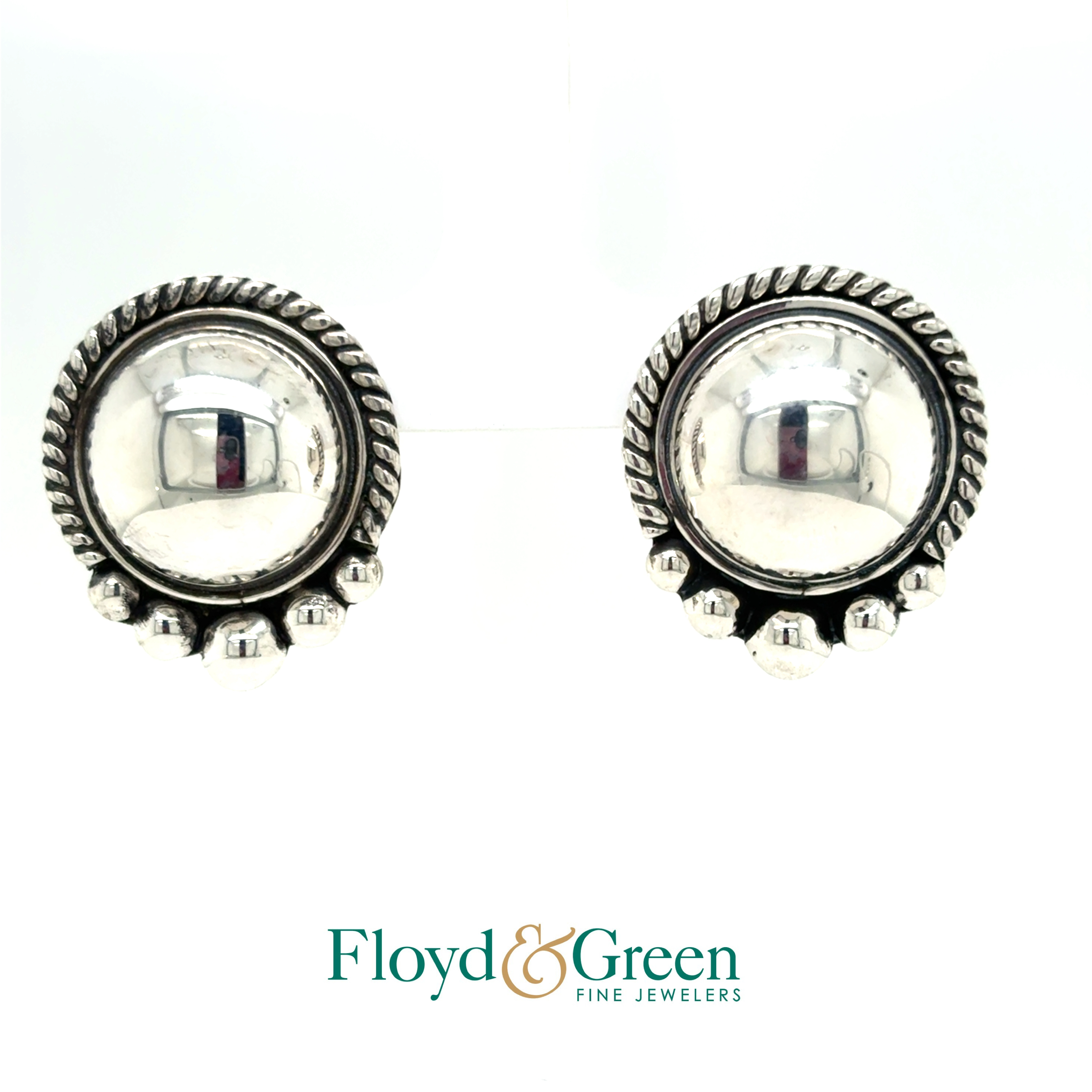 Sterling Silver Earrings, 15.7g