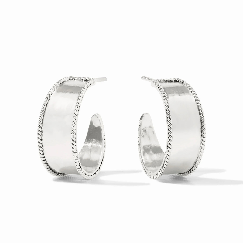 JULIE VOS Small Savoy Hoop Earrings