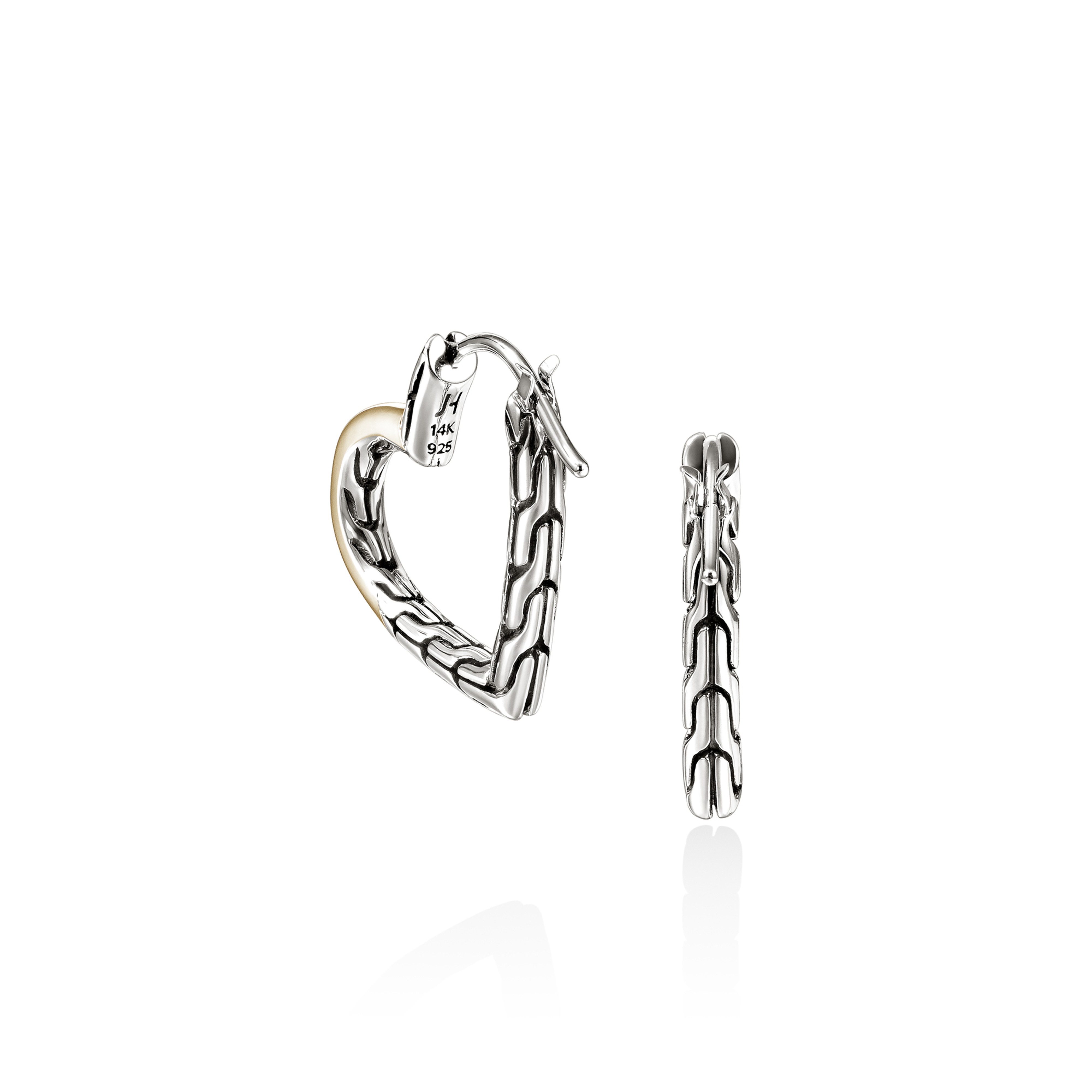 JOHN HARDY JH Essentials Heart Hoop Earrings