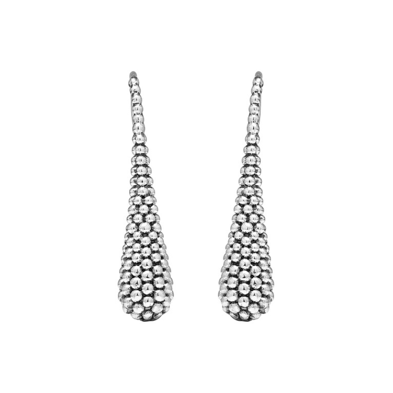 LAGOS Signature Caviar Beaded Teardrop Earrings