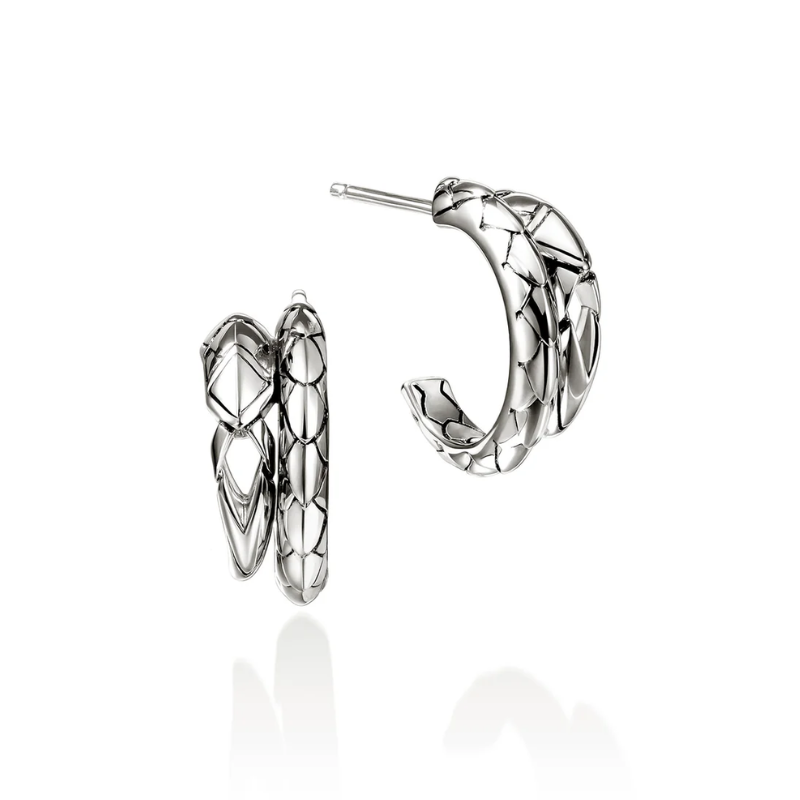 SS Naga Hoop Earrings